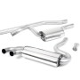 Audi Coupe UR quattro 20v Turbo 1989 1991 Downpipe-back Resonated (quieter). Polished OEM-Style Tips. Requires 4 holes to be drilled into the boot floor to allow fitment of the new Milltek Sport exhaust hangers
