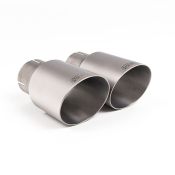 Audi Coupe UR quattro 20v Turbo 1989 1991 Downpipe-back Non-resonated (louder). Polished OEM-Style Tips. Requires 4 holes to be drilled into the boot floor to allow fitment of the new Milltek Sport exhaust hangers