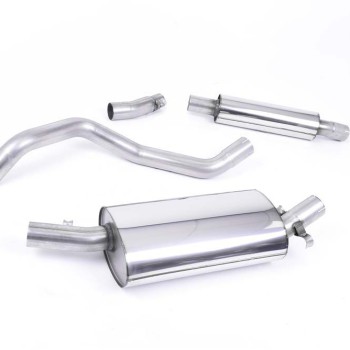 Volkswagen Golf Mk1 GTi 1976 1983 Downpipe-back Resonated (quieter) for fitment to the OE downpipe