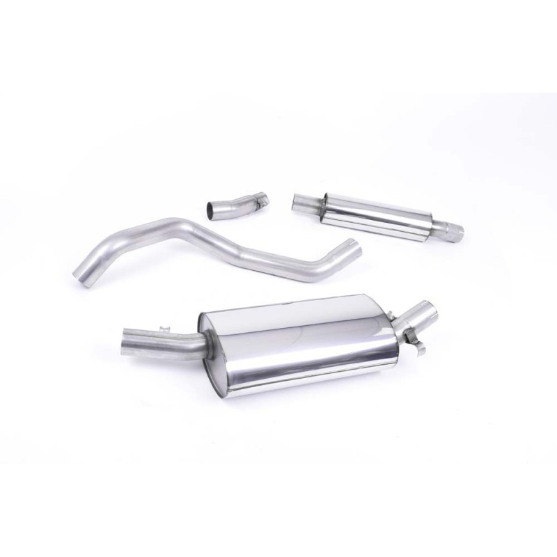Volkswagen Golf Mk1 GTi 1976 1983 Downpipe-back Resonated (quieter) for fitment to the OE downpipe