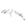 VW Golf GTI Mk1 - Resonated (Quieter) Manifold-Back Exhaust System with Polished Tip (For Aftermarket Manifold)