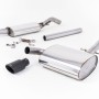 Volkswagen Corrado VR6 1988 1991 Cat-back Resonated (quieter) with Polished Oval Tip - Pre 1992 Models Only