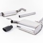 Volkswagen Corrado VR6 1992 1995 Cat-back Resonated (quieter) with Polished Oval Tip - Post 1992 Models Only