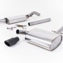 Volkswagen Corrado G60 1.8 1988 1991 Cat-back Resonated (quieter) with Polished Oval Tip