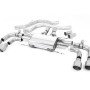 Alfa Romeo Giulia Quadrifoglio 2.9 V6 Bi-Turbo (Non OPF/GPF Models) 2017 2023 Front Pipe-back Valved with GT-100 Titanium Trims