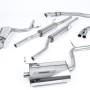 Audi A4 2.0 TFSI B7 quattro and DTM 2005 2008 Cat-back 100mm Tailpipes. Manual models only