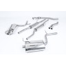 Audi A4 1.8T B7 quattro Saloon - Avant 2005 2008 Cat-back with 100mm detachable trims