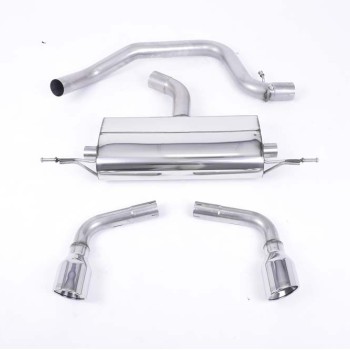 Audi TT Mk2 2.0 TFSi 2WD 2006 2011 Cat-back Dual - requires valance from the 3.2 V6 model