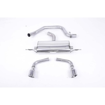 Audi TT Mk2 2.0 TFSi 2WD 2006 2011 Cat-back Dual - requires valance from the 3.2 V6 model
