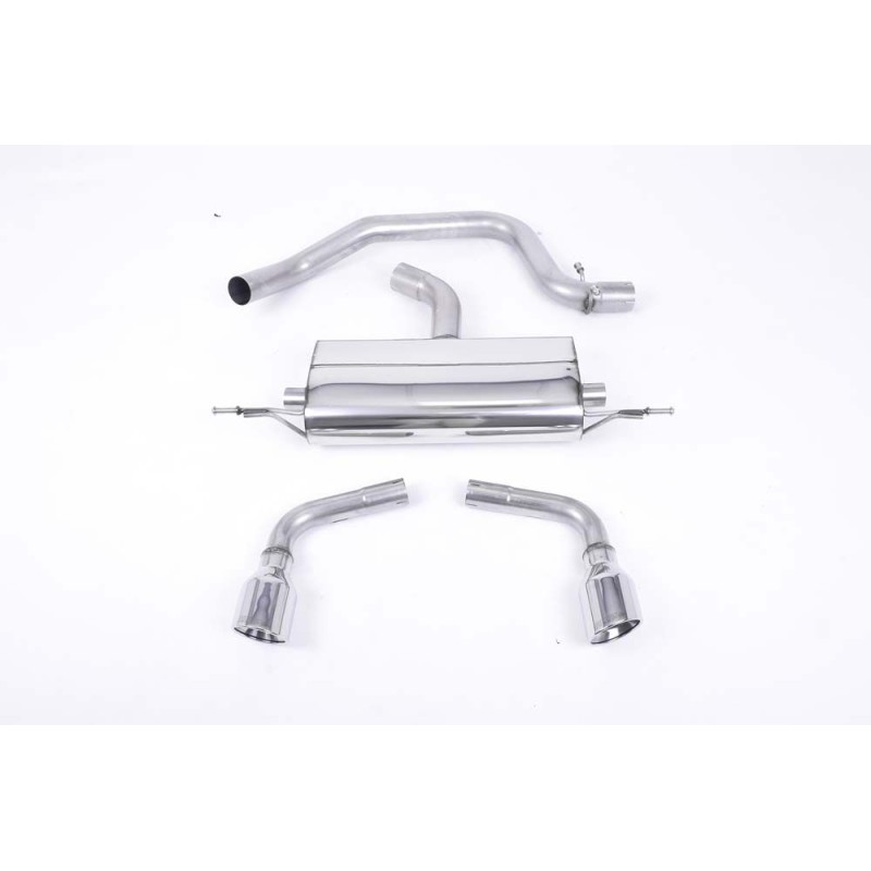 Audi TT Mk2 2.0 TFSi 2WD 2006 2011 Cat-back Dual - requires valance from the 3.2 V6 model