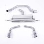 Audi TT Mk2 2.0 TFSi 2WD 2006 2011 Cat-back Dual - requires valance from the 3.2 V6 model