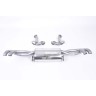 Audi R8 V8 4.2 FSI quattro 2007 2012 Cat-back Removes secondary catalysts - Non-resonated (louder). Uses OEM tailpipe trims