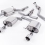 Audi A5 Cabriolet 2.0 TFSI 2WD and quattro (manual only) 2009 2023 Cat-back Dual-outlet. Fits OEM dual outlet valance - (compatible with Standard SE and S line models)