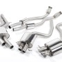 Audi RS5 B8 Coupé 2010 2015 Cat-back Resonated (quieter). Uses OE tailpipe trims