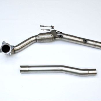 Audi A3 2.0T FSI quattro 5 door SportBack 2004 2012 Large-bore Downpipe and De-cat Must be fitted with the Milltek Sport cat-back system and requires a Stage 2 ECU remap
