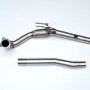 Audi A3 2.0T FSI quattro 5 door SportBack 2004 2012 Large-bore Downpipe and De-cat Must be fitted with the Milltek Sport cat-back system and requires a Stage 2 ECU remap