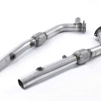 Audi RS4 B7 4.2 V8 Saloon Avant and Cabriolet 2006 2008 Cat Replacement Pipes Must be fitted with the Milltek Sport cat-back system and requires a Stage 2 ECU remap