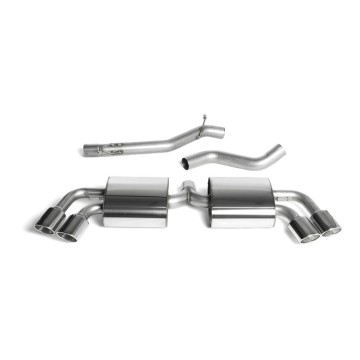Audi TT Mk2 TTS quattro 2008 2014 Cat-back Non-resonated (louder)