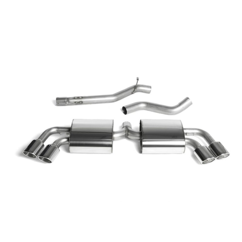 Audi TT Mk2 TTS quattro 2008 2014 Cat-back Non-resonated (louder)