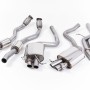 Audi RS5 B8 Coupé 2010 2015 Cat-back Non-resonated (louder). Uses OE tailpipe trims