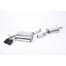 Audi S3 2.0 T quattro 3-Door 8P 2006 2012 Cat-back Resonated (quieter). Ceramic Black Tips