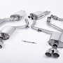 Audi S4 3.0 Supercharged V6 B8.5 2012 2016 Cat-back Quad Outlet Polished Tips - EC Approved
