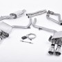 Audi S4 3.0 Supercharged V6 B8.5 2012 2016 Cat-back ValveSonic Electronic Valved System. Polished Tips