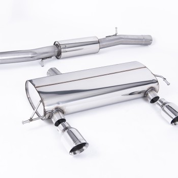 Audi TT 180 / 225 quattro Coupe & Roadster 1998 2006 Cat-back 3-inch Race System. Resonated (quieter). Polished GT100 Tips. Fits 225 model only
