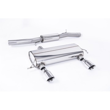 Audi TT 180 / 225 quattro Coupe & Roadster 1998 2006 Cat-back 3-inch Race System. Resonated (quieter). Polished GT100 Tips. Fits 225 model only