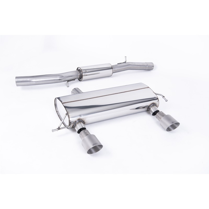 Audi TT 180 / 225 quattro Coupe & Roadster 1998 2006 Cat-back 3-inch Race System. Resonated (quieter). Lightweight Titanium GT100 Tips. Fits 225 model only