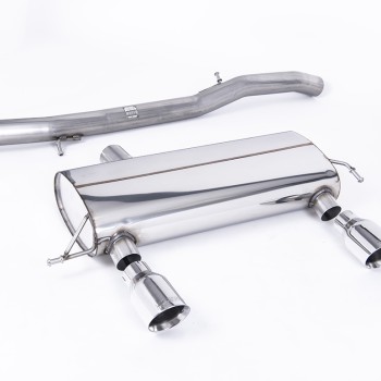 Audi TT 180 / 225 quattro Coupe & Roadster 1998 2006 Cat-back 3-inch Race System. Non-resonated (louder). Polished GT100 Tips. Fits 225 model only