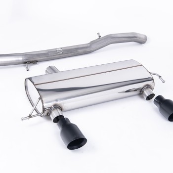 Audi TT 180 / 225 quattro Coupe & Roadster 1998 2006 Cat-back 3-inch Race System. Non-resonated (louder). Black Velvet GT100 Tips. Fits 225 model only
