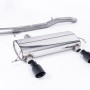 Audi TT 180 / 225 quattro Coupe & Roadster 1998 2006 Cat-back 3-inch Race System. Non-resonated (louder). Black Velvet GT100 Tips. Fits 225 model only