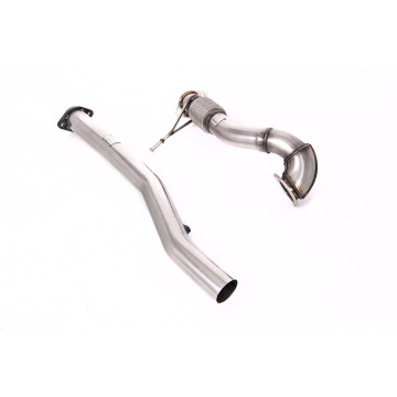 Audi TT 180 / 225 quattro Coupe & Roadster 1998 2006 Large-bore Downpipe and De-cat For use only with the Milltek Sport 3-inch Race System. Requires Stage 2 ECU Remap. Fits 225 model only