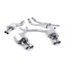 Audi S6 4.0 TFSI C7 quattro 2012 2018 Cat-back Resonated (quieter) with Polished tips. Some 2016 and later models have an updated valve location on one rear silencer meaning the wiring loom needs extending to accommodate.