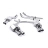 Audi S6 4.0 TFSI C7 quattro 2012 2018 Cat-back Resonated (quieter) with Titanium tips. Some 2016 and later models have an updated valve location on one rear silencer meaning the wiring loom needs extending to accommodate.