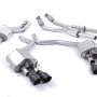 Audi S6 4.0 TFSI C7 quattro 2012 2018 Cat-back Resonated (quieter) with Cerakote Black tips. Some 2016 and later models have an updated valve location on one rear silencer meaning the wiring loom needs extending to accommodate.