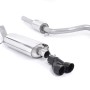 Audi A1 1.4 TFSI S line 122PS 2010 2015 Cat-back Resonated (quieter) cat-back with Cerakote Black Tips