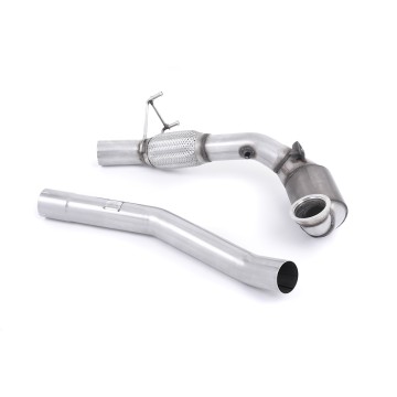 Audi S1 2.0 TFSI quattro 2014 2018 Large Bore Downpipe and Hi-Flow Sports Cat Must be fitted with the Milltek Sport cat-back system and requires a Stage 2 ECU remap.