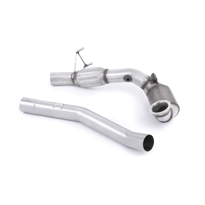 Audi S1 2.0 TFSI quattro 2014 2018 Large Bore Downpipe and Hi-Flow Sports Cat Must be fitted with the Milltek Sport cat-back system and requires a Stage 2 ECU remap.