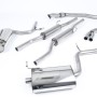Audi A4 2.0 TFSI B7 quattro and DTM 2005 2008 Cat-back 100mm GT100 Tailpipes. Manual models only