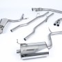 Audi A4 2.0 TFSI B7 quattro and DTM 2005 2008 Cat-back Non-resonated (louder) with 100mm GT100 Tailpipes. Manual models only