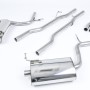 Audi A4 2.0 TFSI B7 quattro and DTM 2005 2008 Cat-back Non-resonated (louder) with 100mm GT100 Tailpipes. Tiptronic models only