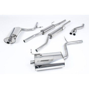Audi A4 2.0 TFSI B7 quattro and DTM 2005 2008 Cat-back 100mm GT100 Tailpipes. Tiptronic models only