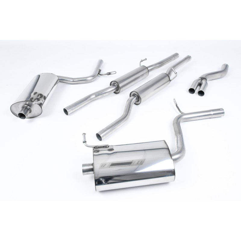 Audi A4 2.0 TFSI B7 quattro and DTM 2005 2008 Cat-back 100mm GT100 Tailpipes. Tiptronic models only