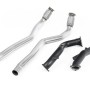 Audi RS6 C7 4.0 TFSI biturbo quattro inc Performance Edition 2013 2018 Large-bore Downpipes and Cat Bypass Pipes Larger-bore 76mm Downpipes with cat bypass pipes for highly tuned cars. Downpipes feature ultra-durable semi-gloss black Cerakote coating.