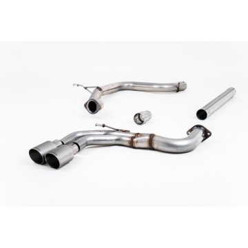 Audi A3 2.0 TDI 184PS MQB 2WD (3 Door & Sportback Models) 2013 2020 Cat-back Non-resonated (louder). Titanium Tips