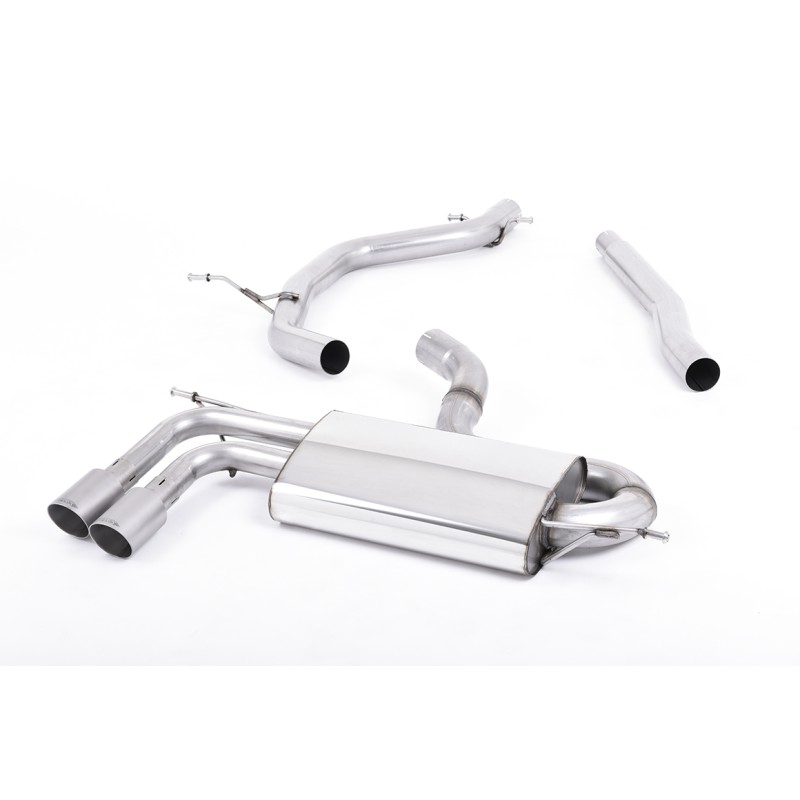 Audi A3 2.0 TDI 170bhp 2WD 3 door DPF 2008 2012 Particulate Filter-back Titanium Tips