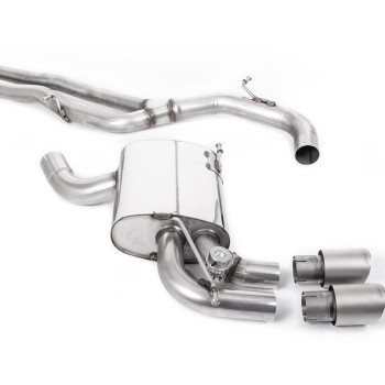 Audi RS3 Sportback S tronic (8P) 2011 2012 Cat-back Non-resonated (louder). Titanium Tips. Includes Active Exhaust Valve.