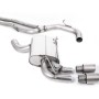 Audi RS3 Sportback S tronic (8P) 2011 2012 Cat-back Non-resonated (louder). Titanium Tips. Includes Active Exhaust Valve.